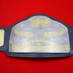 WCWA Six Man World Tag Team Championship Belt