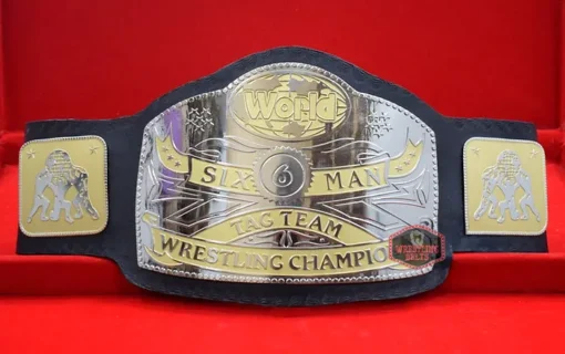 WCWA Six Man World Tag Team Championship Belt